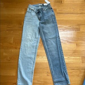 PacSun Two-Tone Blue Boyfriend Jeans